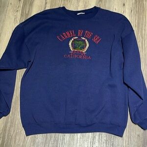 Vintage 90s California Navy Blue Sweatshirt